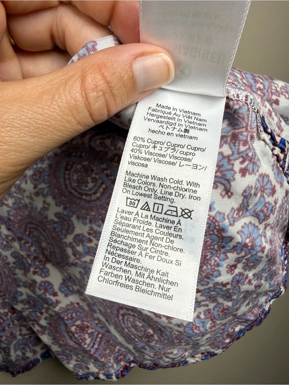J. CREW Classic-Fit Drapey Cupro-Blend Shirt in Floral Crown Size 12